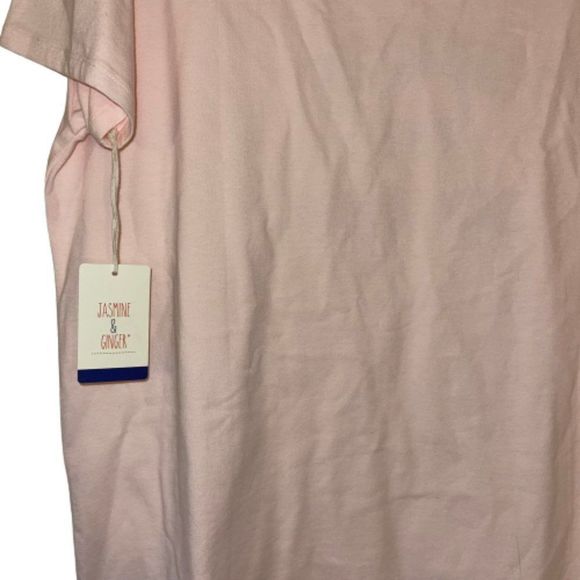 🆕Jasmin & Ginger Pink Snooze The Day Away Sleep Top size M - Picture 3 of 3